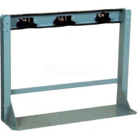 JUSTRITE Wall/Floor Stand, 39-3/4"W x 10-1/2"D x 30"H, 3 Cylinder Capacity 35294